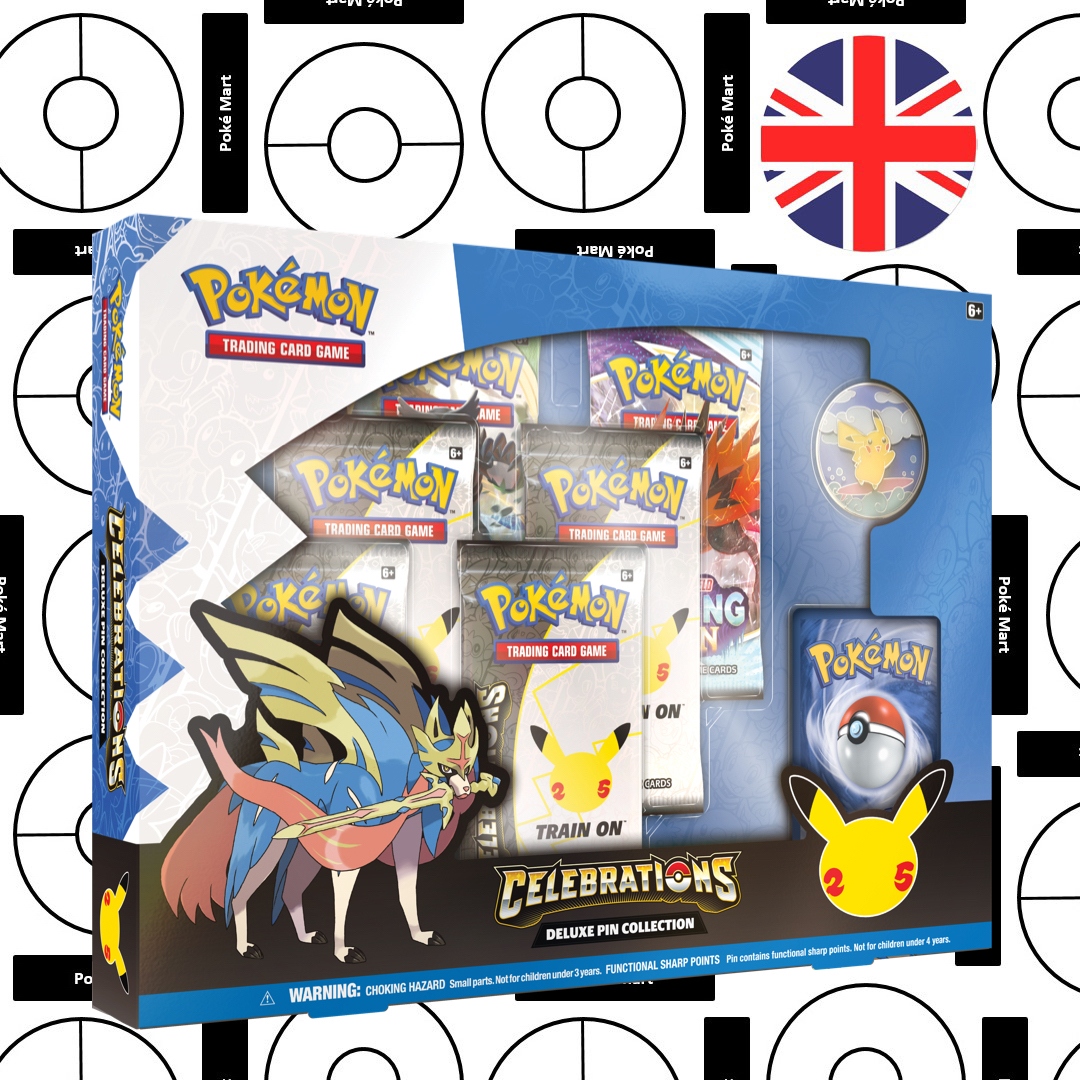 Pokémon 25th Anniversary Celebrations Deluxe Pin Collection - Pokemart - Japanese 25th Anniversary Pokemon Set Pre Order