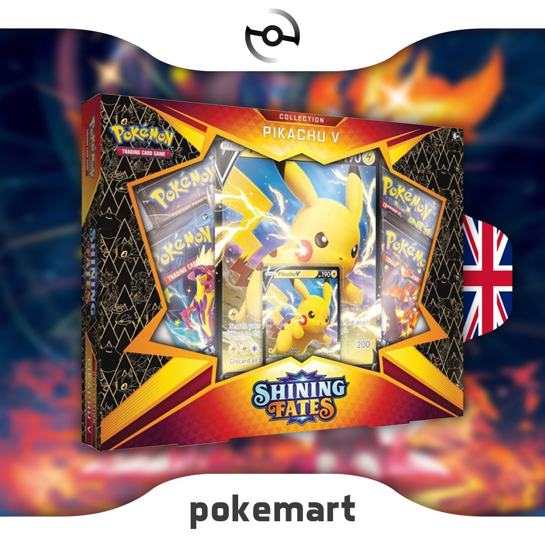 Pokemon Shining Fates Pikachu V Box Pokemart Be