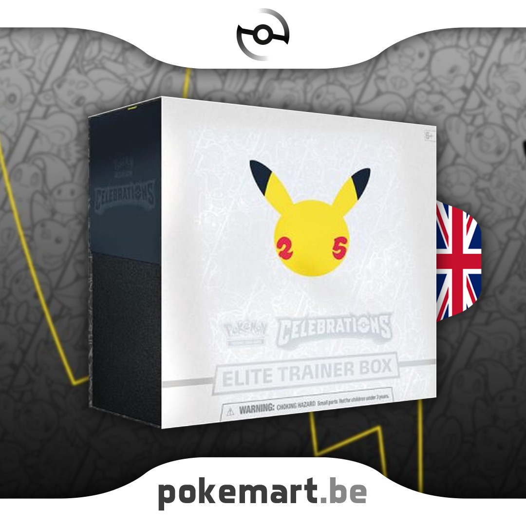 Pokémon 25th Anniversary Celebrations Elite Trainer Box Pokemart.be