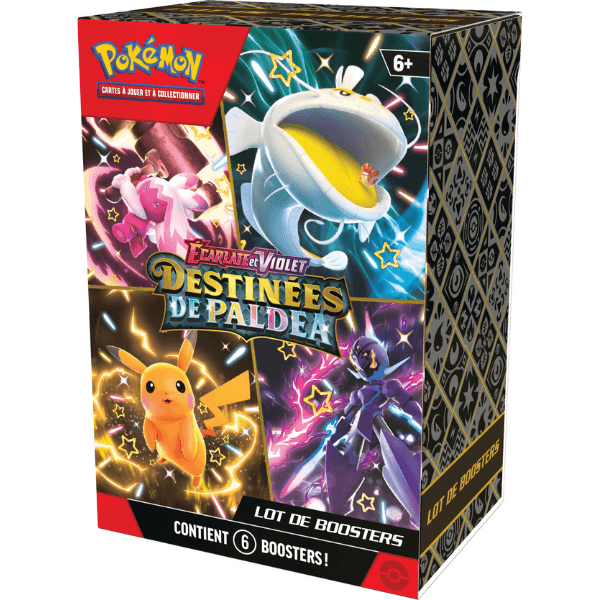 Start Gen - Megastore Pokémon JCC - Écarlate et Violet - Lot de boosters  Destinées de Paldea EV 4.5